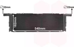 VAN WEZEL 74012701 -  Радиатор, охлаждение двигателя